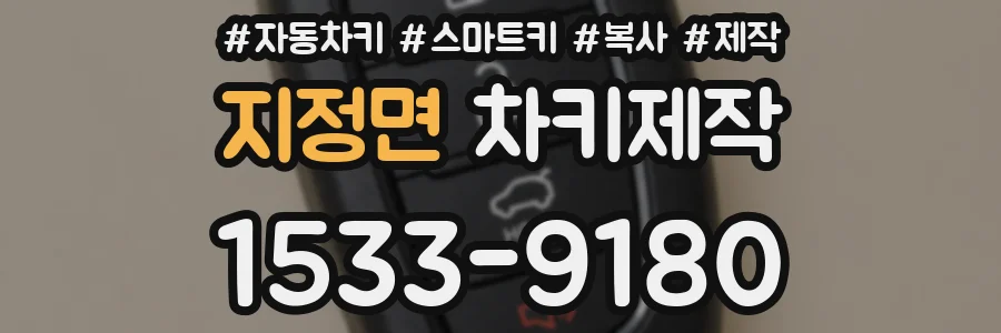 지정면 차키제작