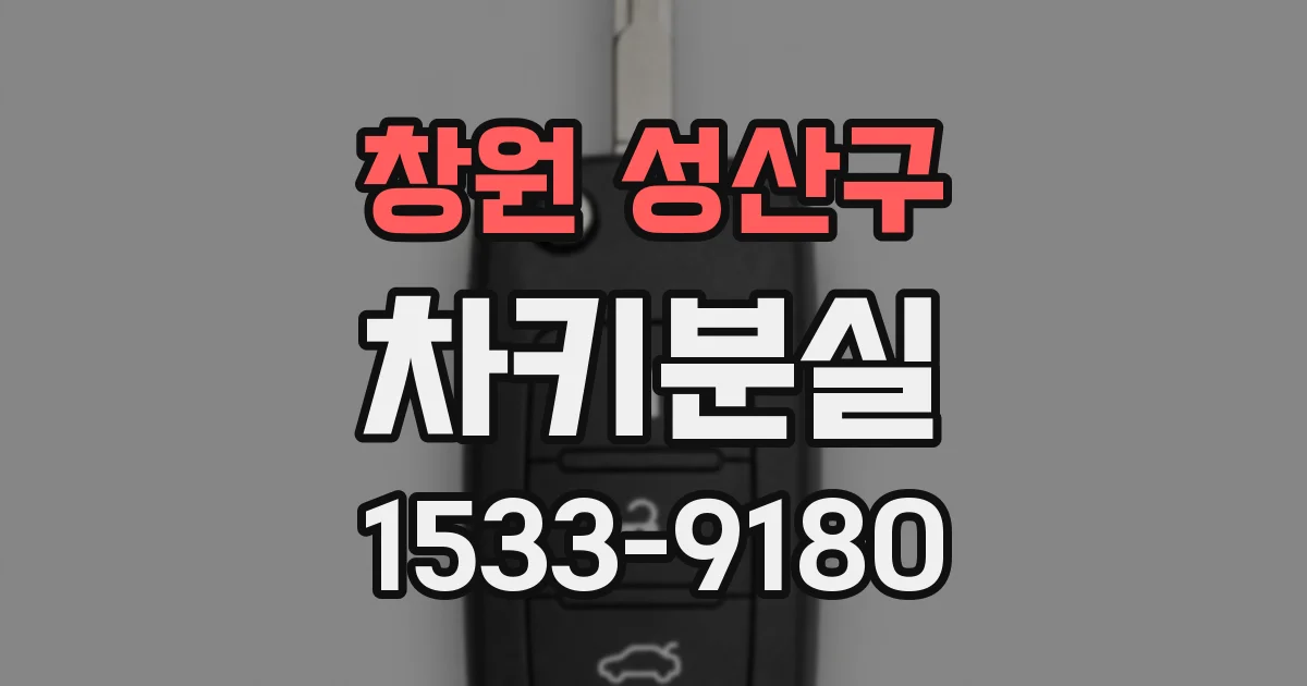 창원 성산구 차키분실