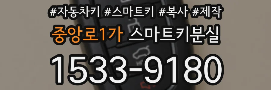 중앙로1가 스마트키분실