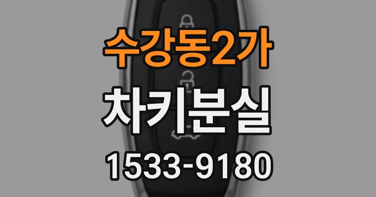 수강동2가 차키분실