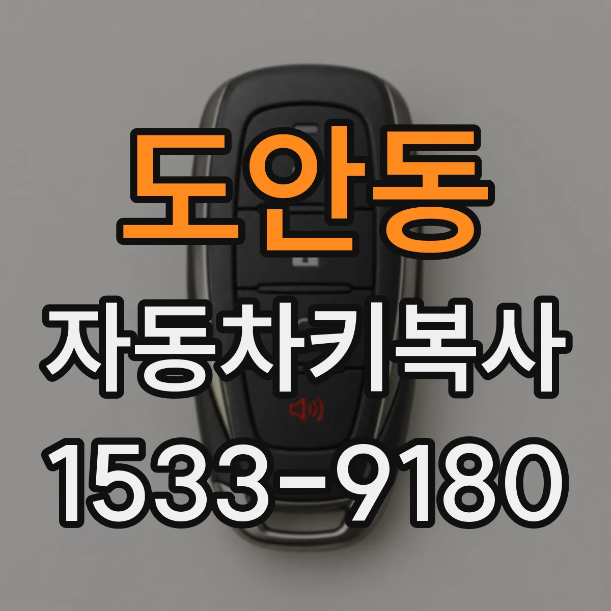 도안동 자동차키복사