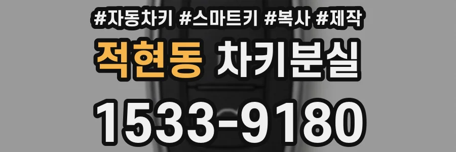 적현동 차키분실