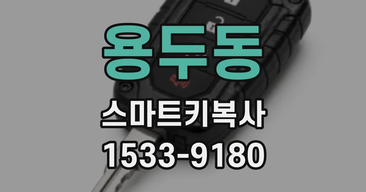 용두동 스마트키복사