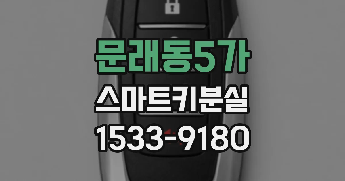 문래동5가 스마트키분실