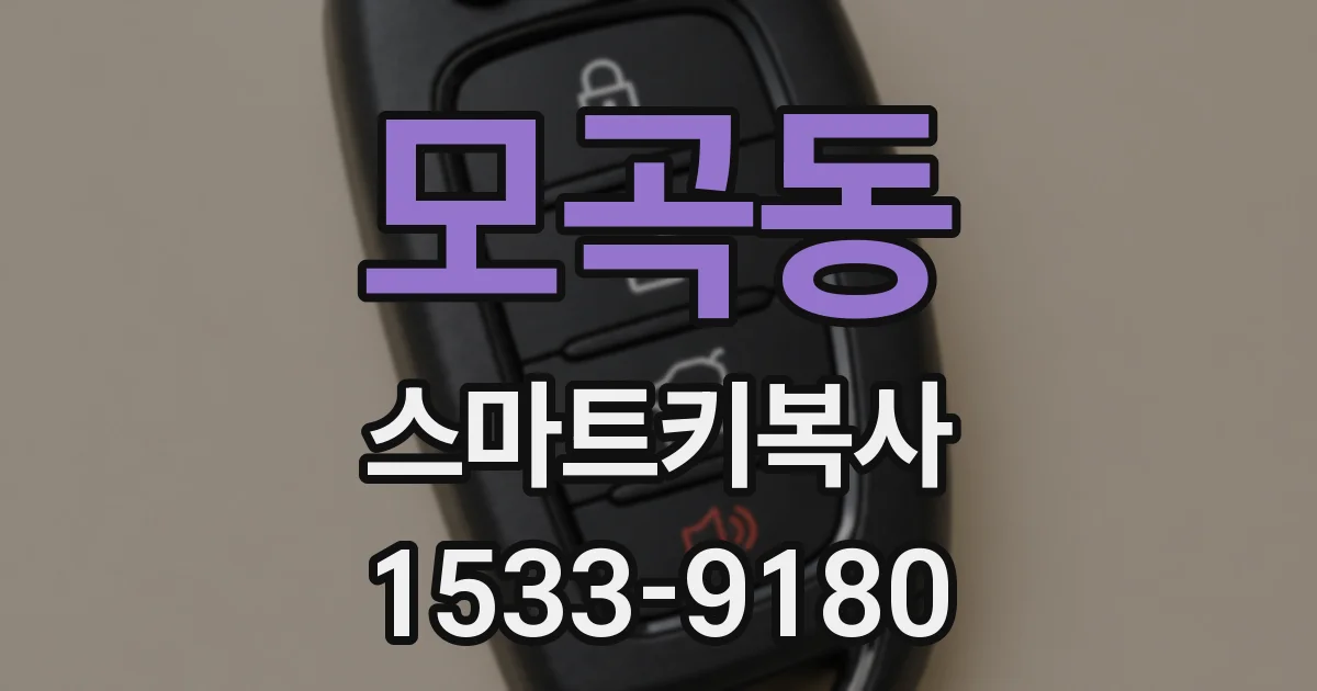 모곡동 스마트키복사
