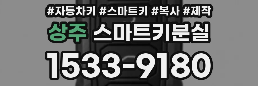 상주 스마트키분실