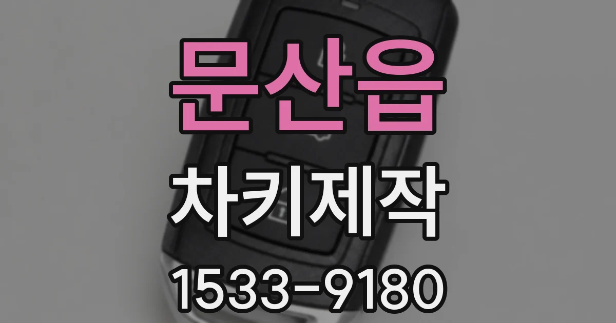 문산읍 차키제작