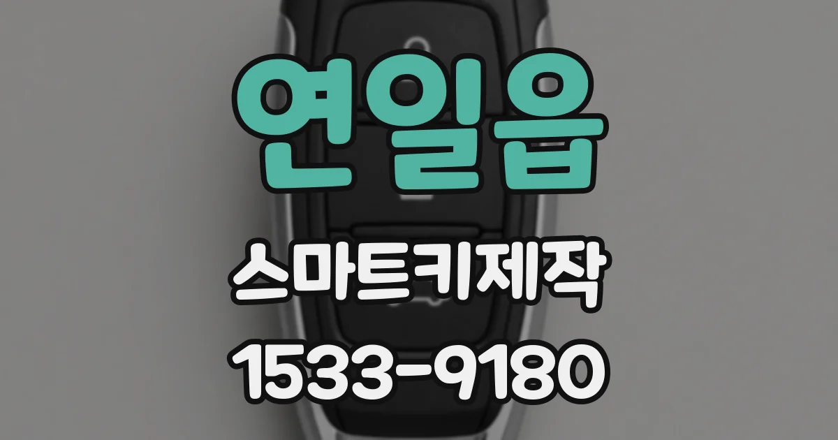 연일읍 스마트키제작