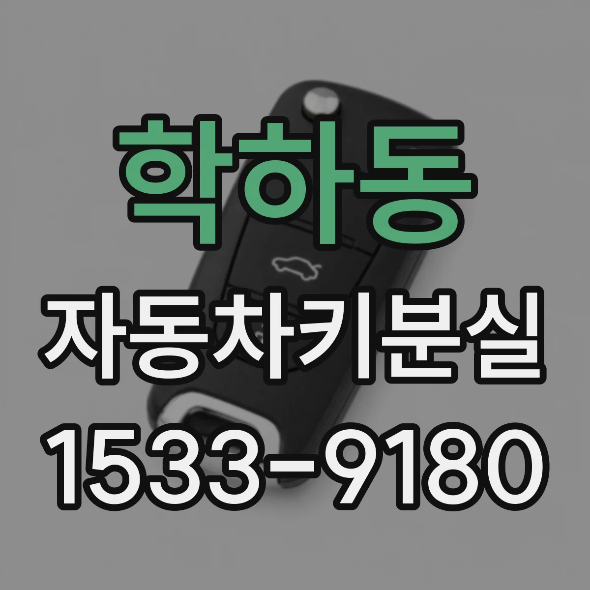 학하동 자동차키분실