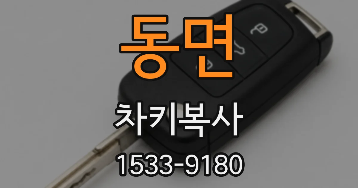 동면 차키복사