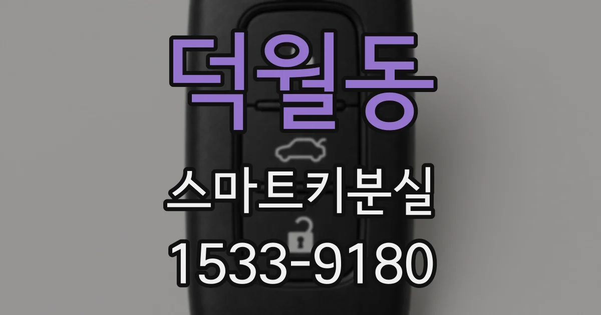 덕월동 스마트키분실