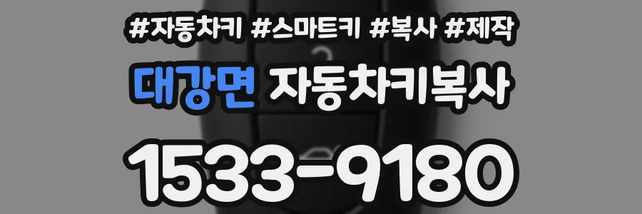 대강면 자동차키복사