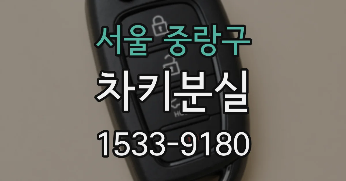 서울 중랑구 차키분실