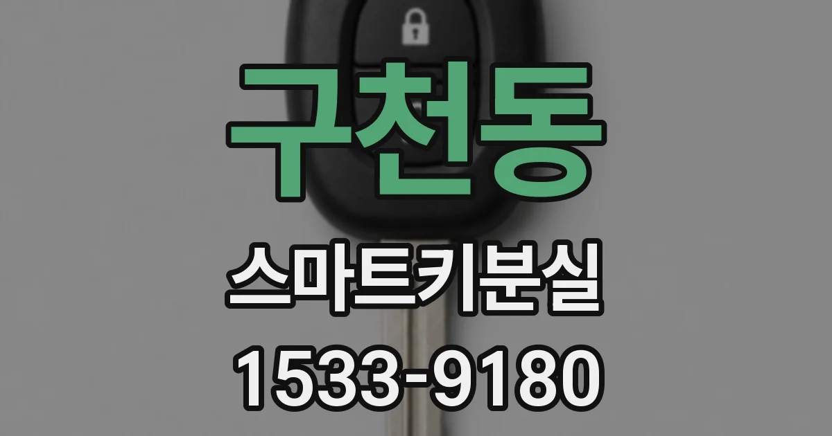 구천동 스마트키분실
