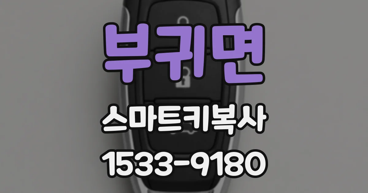 부귀면 스마트키복사