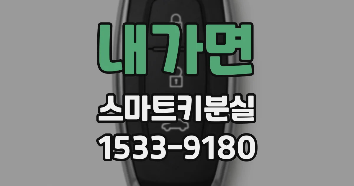 내가면 스마트키분실