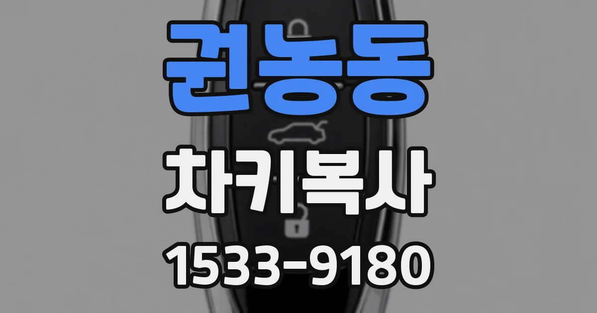 권농동 차키복사