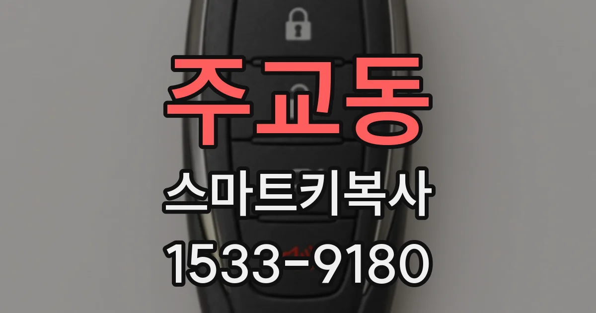 주교동 스마트키복사