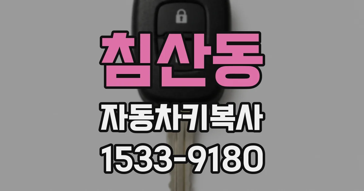 침산동 자동차키복사