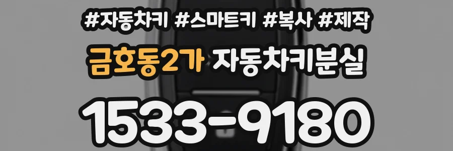 금호동2가 자동차키분실