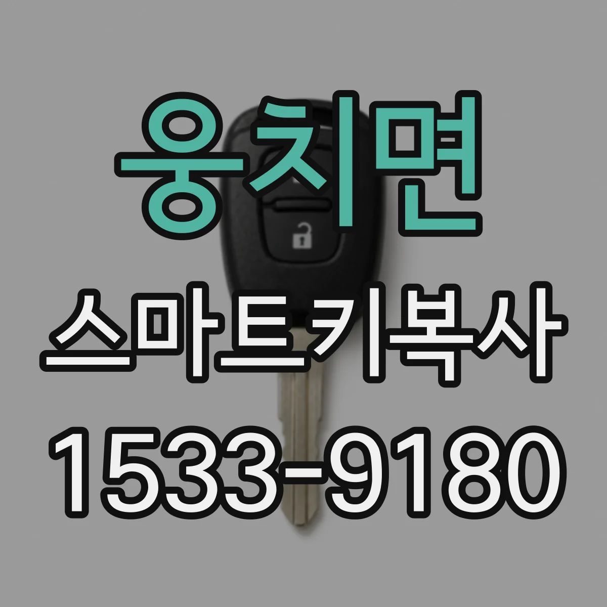 웅치면 스마트키복사