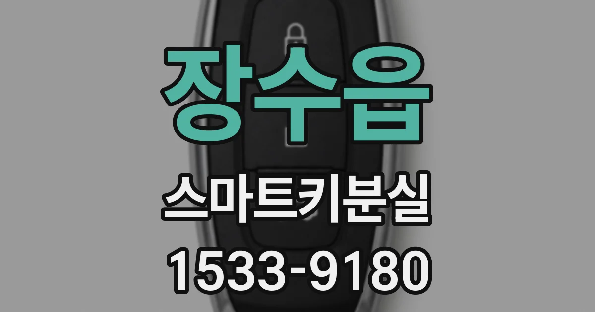 장수읍 스마트키분실