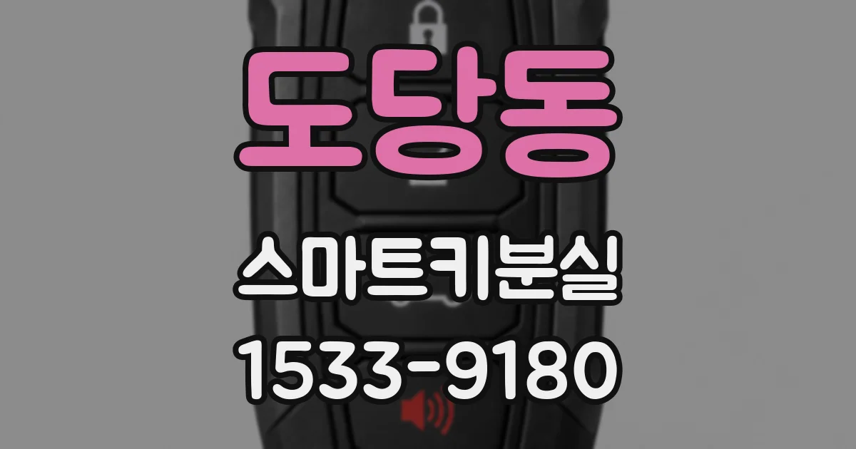 도당동 스마트키분실