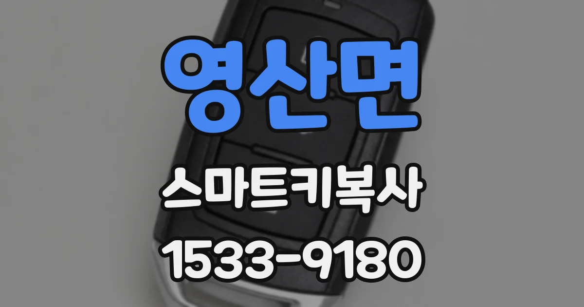 영산면 스마트키복사