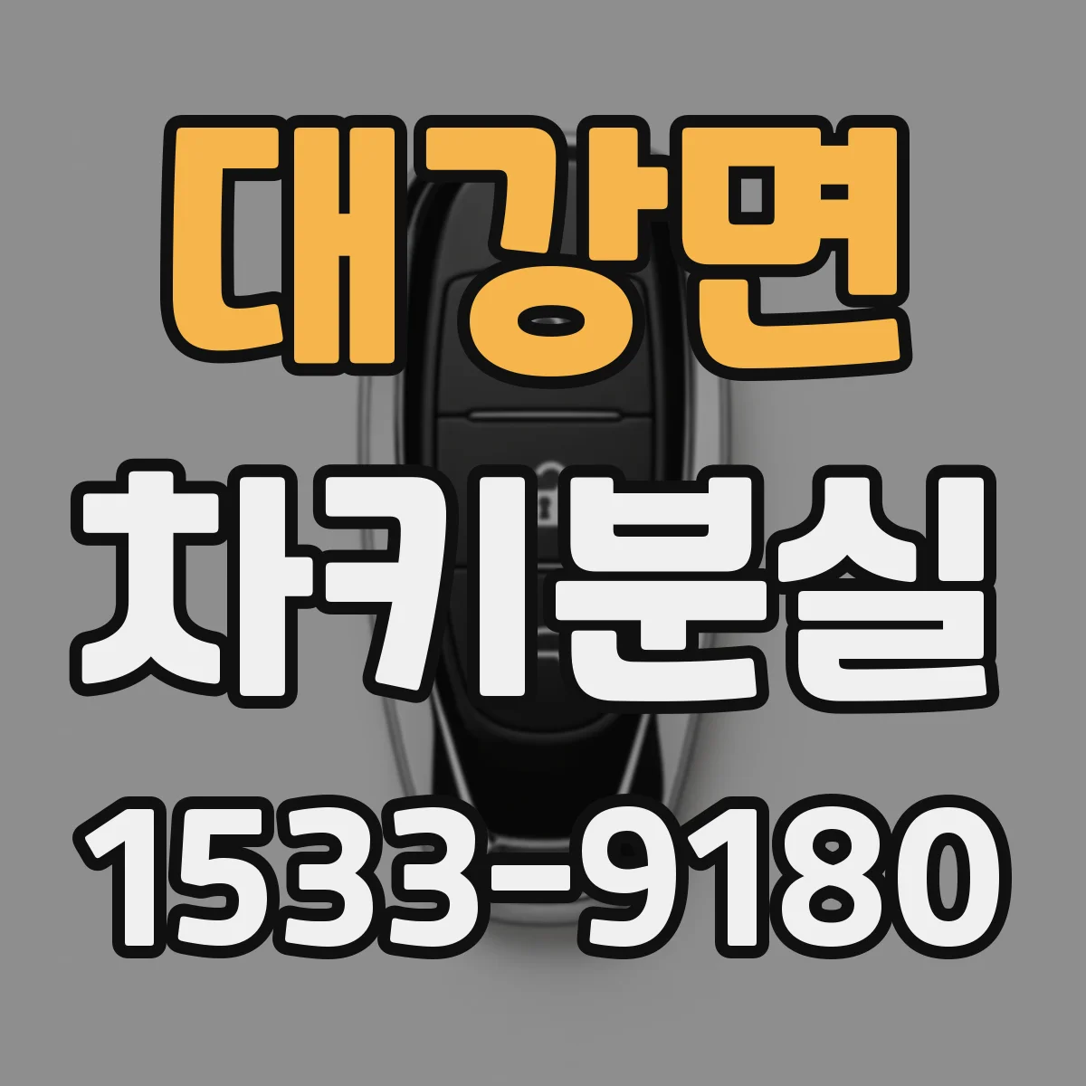 대강면 차키분실