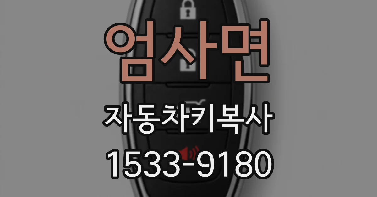 엄사면 자동차키복사