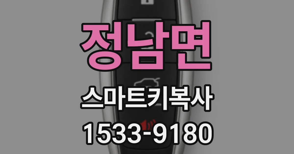 정남면 스마트키복사