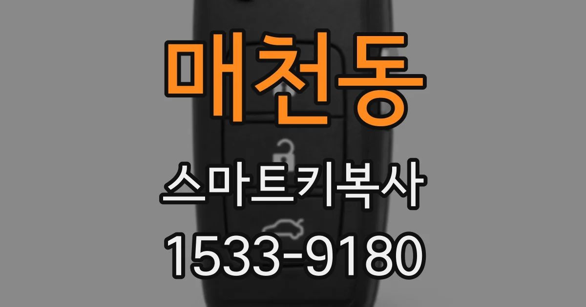매천동 스마트키복사