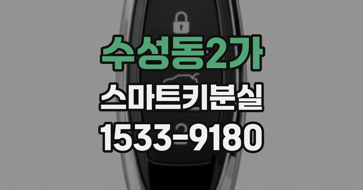 수성동2가 스마트키분실