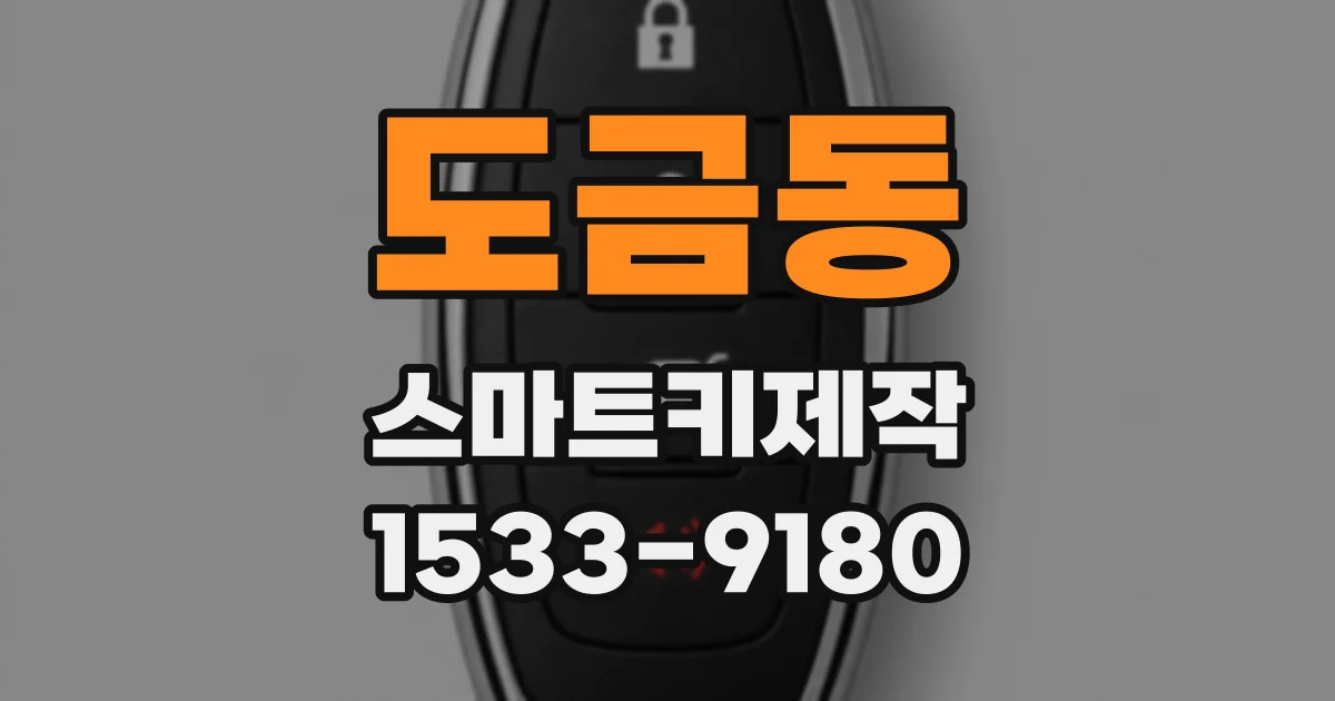 도금동 스마트키제작