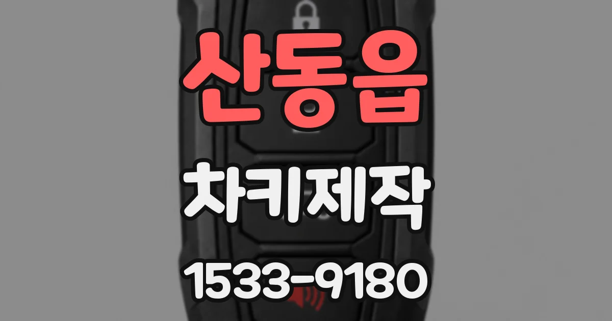 산동읍 차키제작