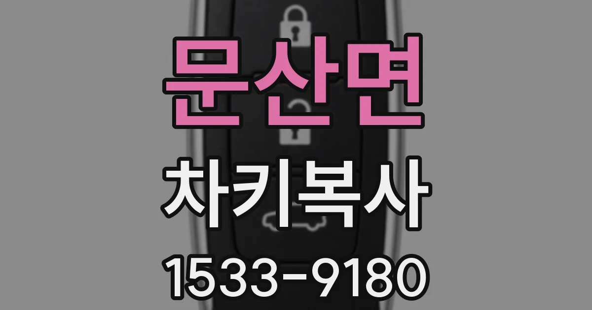 문산면 차키복사