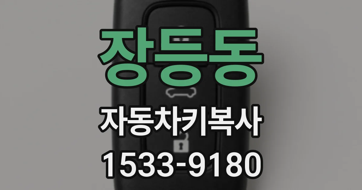 장등동 자동차키복사