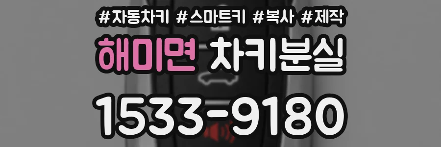 해미면 차키분실