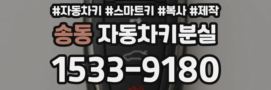 송동 자동차키분실