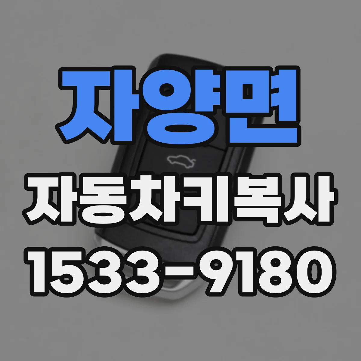 자양면 자동차키복사