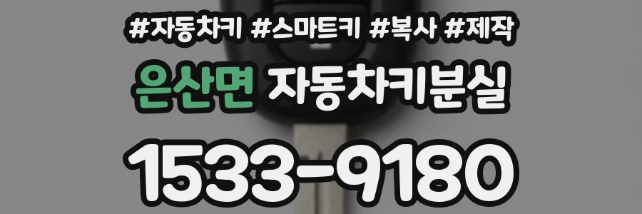 은산면 자동차키분실