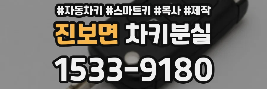 진보면 차키분실