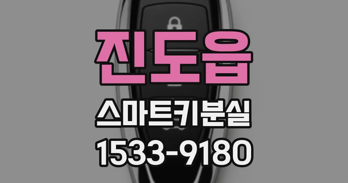 진도읍 스마트키분실
