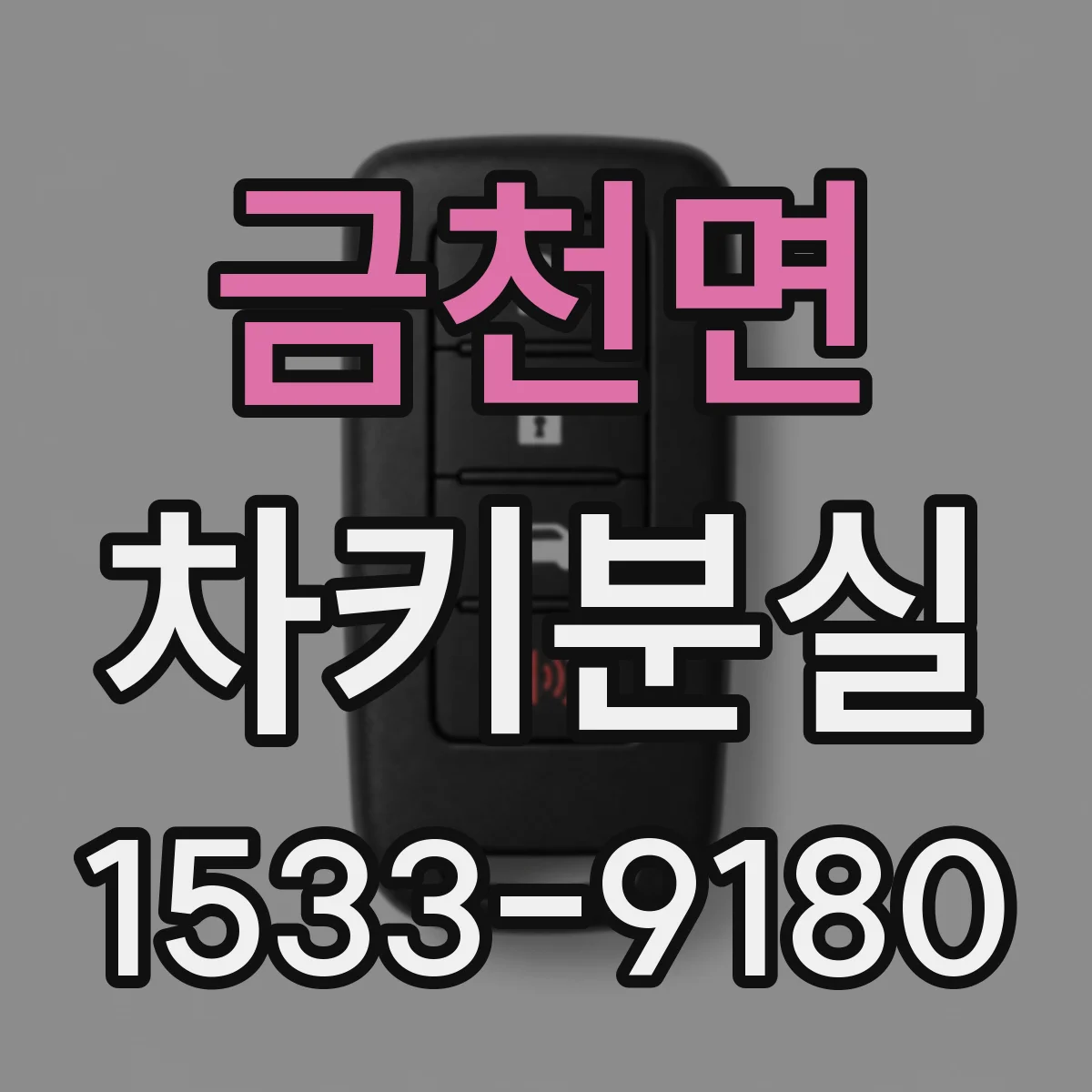 금천면 차키분실