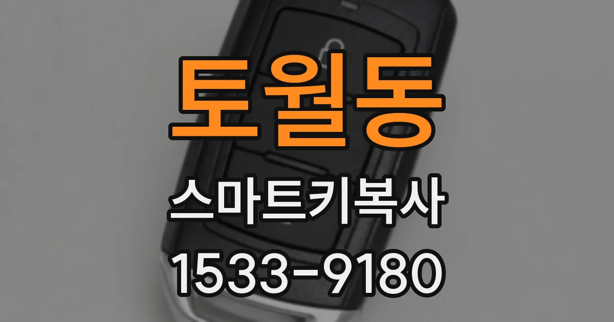 토월동 스마트키복사