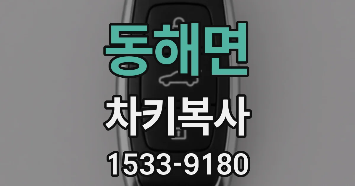 동해면 차키복사