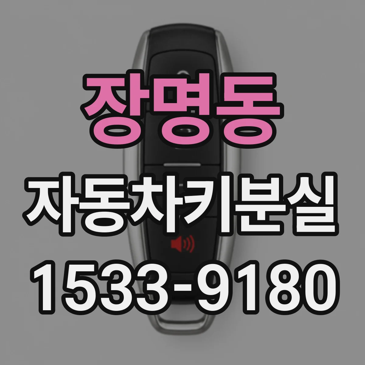 장명동 자동차키분실