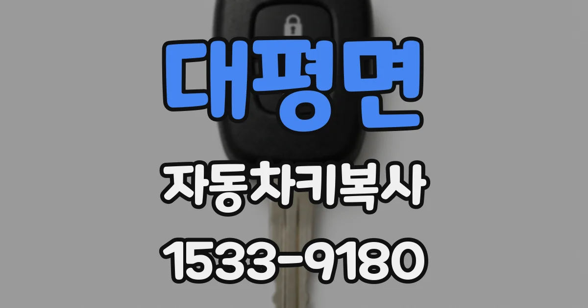 대평면 자동차키복사
