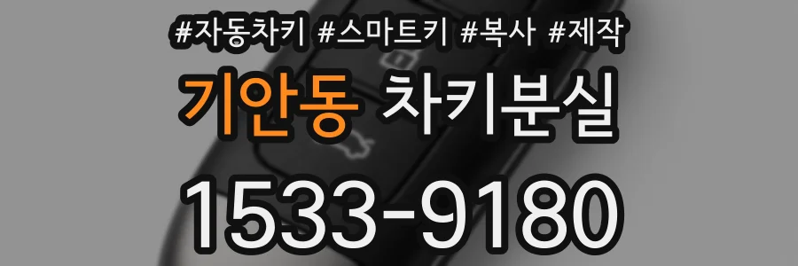 기안동 차키분실