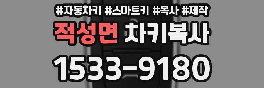 적성면 차키복사